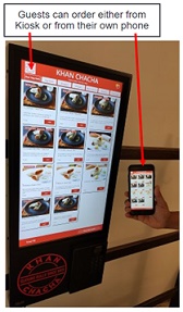 Palas Self Order Kiosk, Self order touch kiosk, india